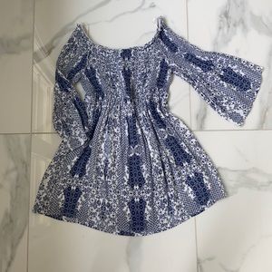 Honey Belle Floral Off the Shoulder Dress